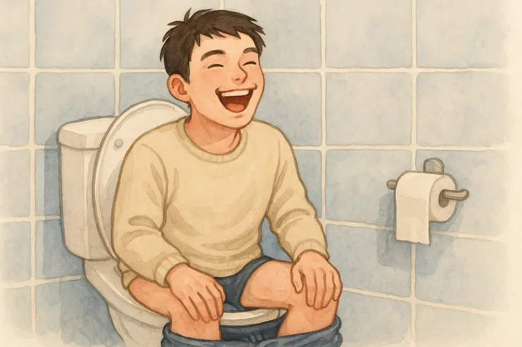 拉屎可以讓男生快樂？
