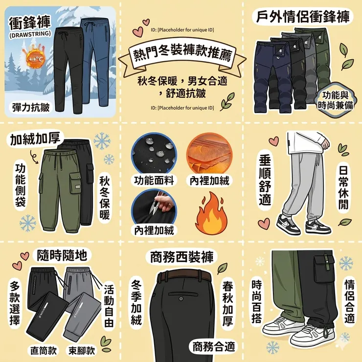 【男生秋冬長褲推薦】拒絕穿得像睡褲!Dcard/PTT穿搭神褲:穿搭新手/大學生,刷毛衝鋒褲/工裝直筒發熱褲