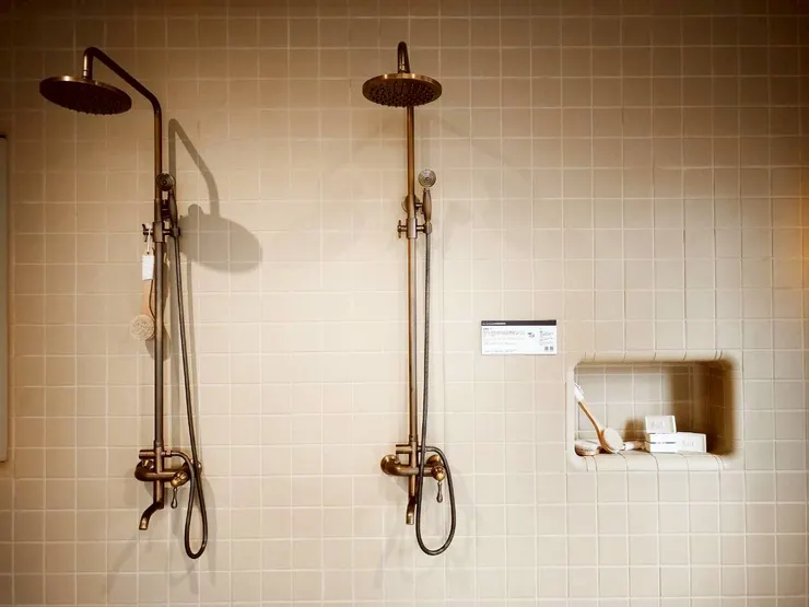 超美的復古淋浴、蓮蓬頭設施