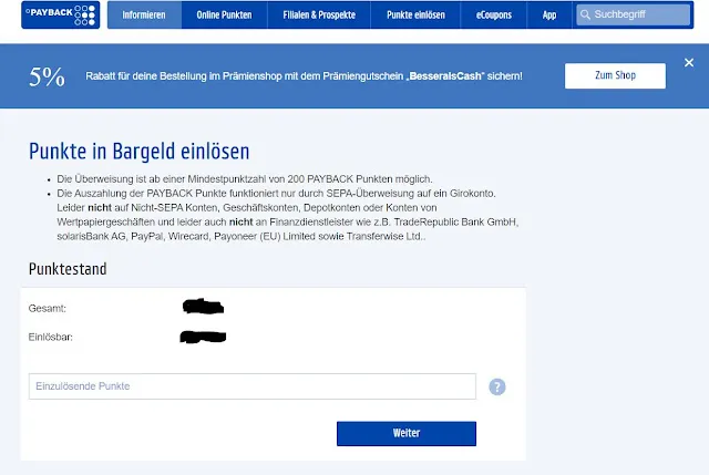 【德國生活】德國日常生活的好朋友 - Payback Karte 點數兌換教學 (現金回饋+捐贈)