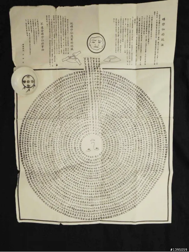「碟仙」道具【圖片來源：Mobile01 / icelee】