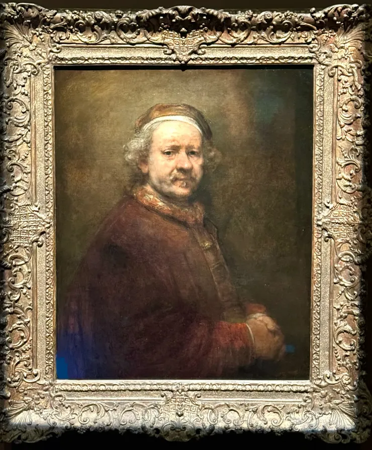 林布蘭 《六十三歲自畫像》1669