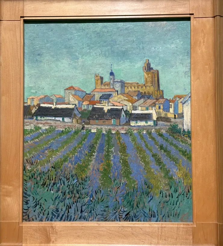 <聖瑪莉德拉梅一景>  文森·梵谷  攝於《梵谷：尋光之路》展覽  富邦美術館