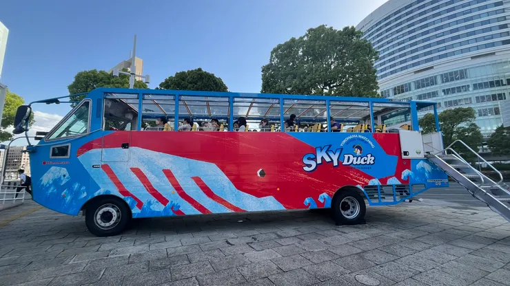 第一次搭乘水陸兩用車，讓我相當興奮。