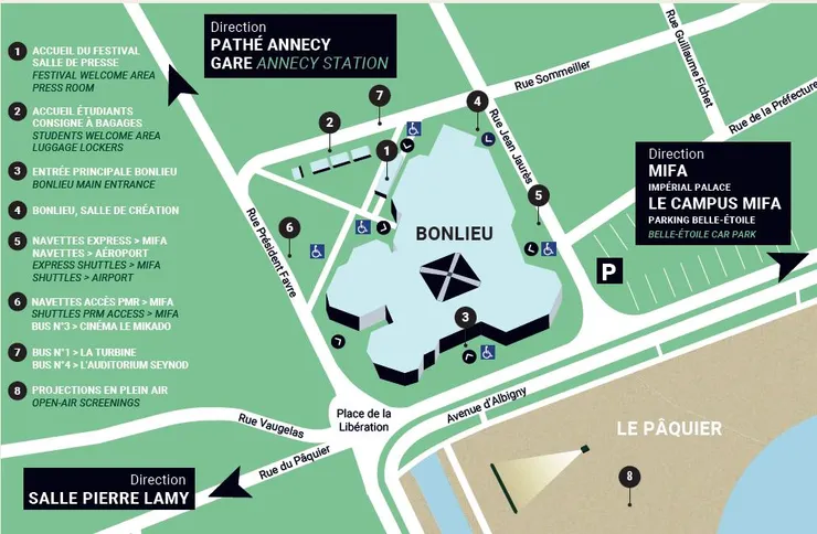 Bonlieu 周邊地圖／安錫影展提供