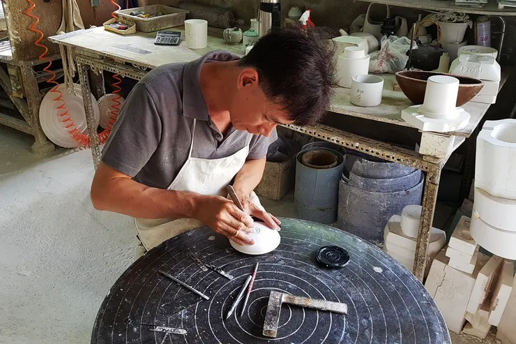 台灣鶯歌生產的咖啡機