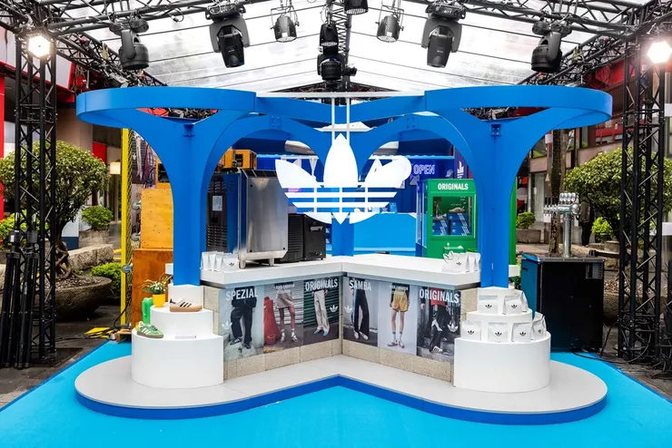 「Originals !SLAND」咖啡站。（圖／adidas Originals提供）