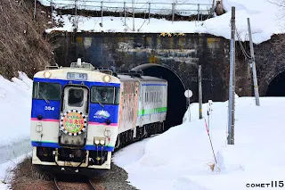 人煙稀少的鄉下鐵道難得出現三輛編成的キハ40