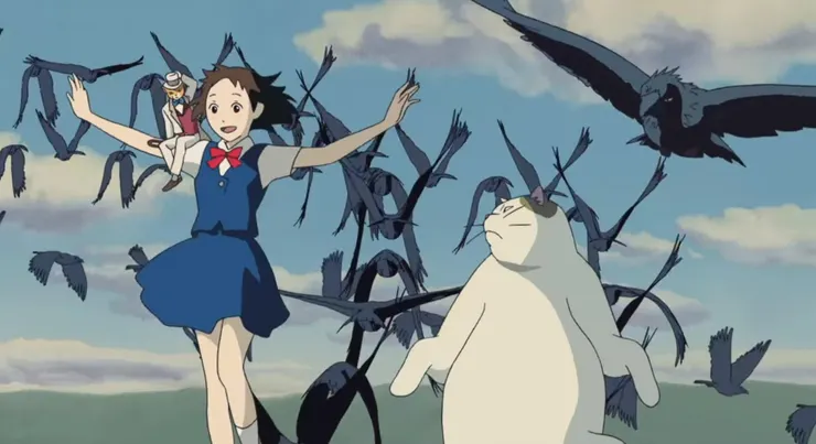 「貓的報恩」動畫片的三位主角，圖片來源：「貓的報恩」劇照