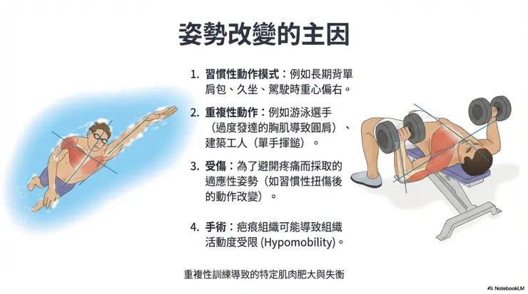 靜態姿勢改變的成因