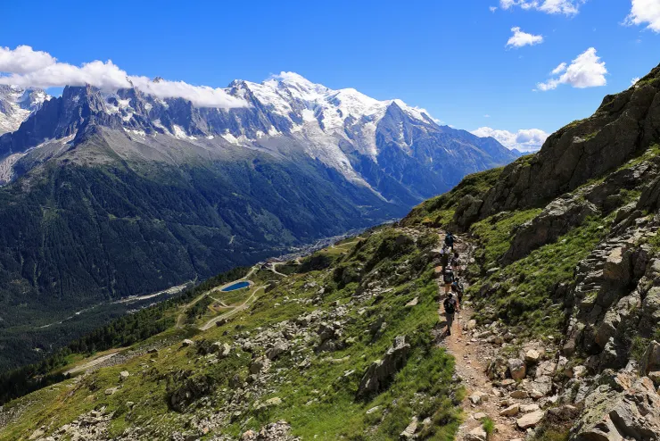 白朗峰與白朗湖步道