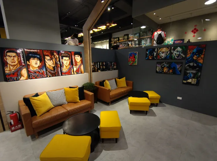 最喜歡咖啡廳前的這個區域