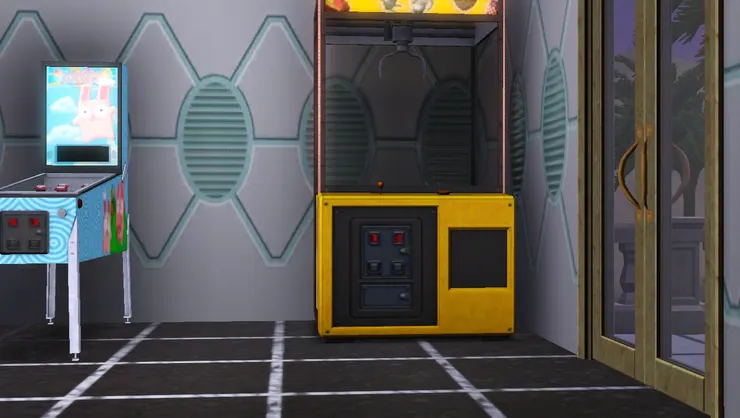 沒有娃娃的夾娃娃機。(投幣下去便會有，信不信？)