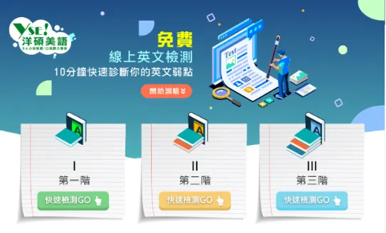 免費英文實力健檢