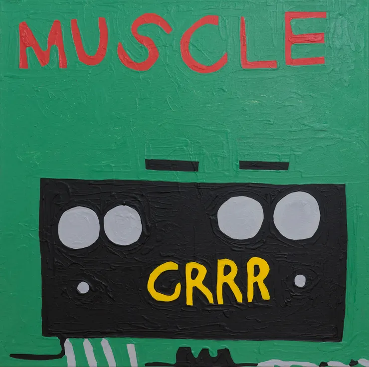 Marlon Mullen | Untitled, 2016 | 壓克力 麻布 | 76.2 × 76.2 cm