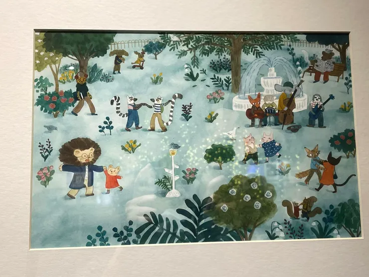 《爸爸！快起床》展示作品