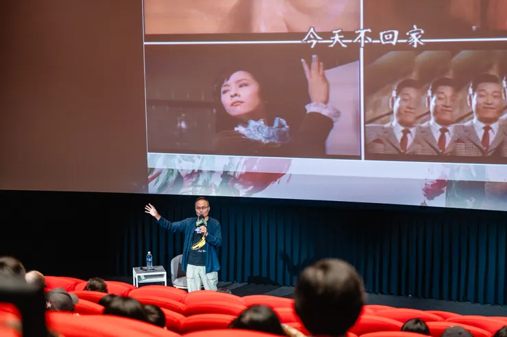 「致敬・白景瑞：慾望的藝術」專題講座 𝚏𝚎𝚊𝚝. 鴻鴻。／影像提供：高雄電影節