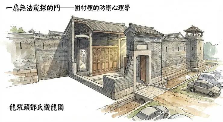 一扇無法窺探的門——圍村裡的防禦心理學