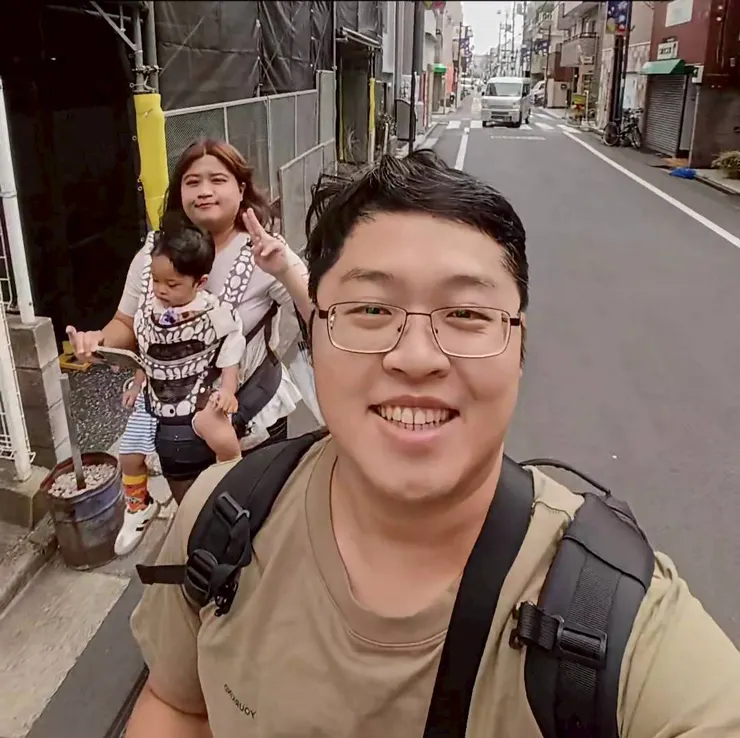 出門的第一步😄