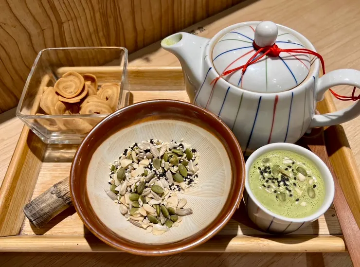 台灣客家料理餐廳「六堆伙房」的客家擂茶，圖／季勳