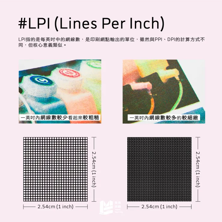 太PI了吧！PPI、DPI與LPI的兄弟情誼 - LPI（Lines Per Inch）