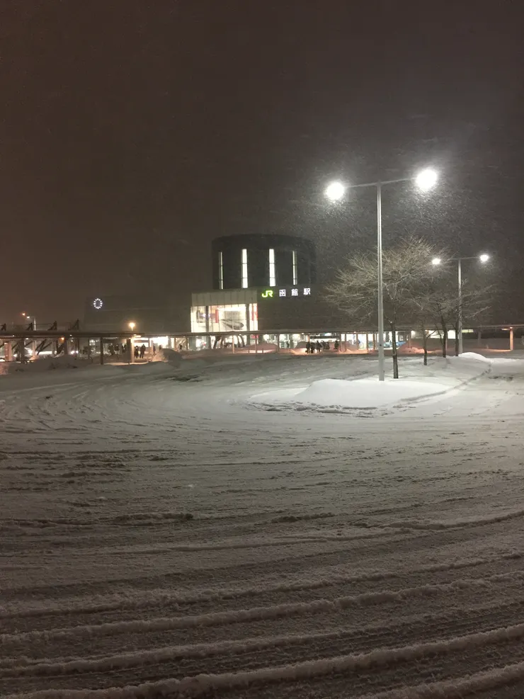 當下看到函館的感動!!!