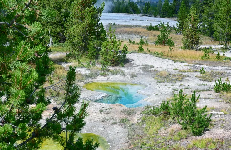 West Thumb Geyser Basin／西姆指間歇泉盆地