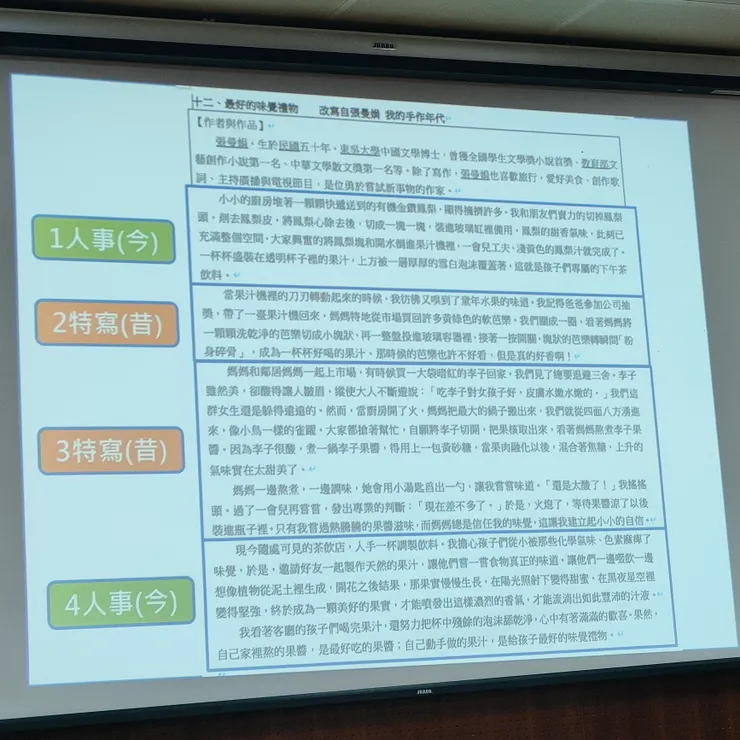 小學課文舉例：我的味覺理論