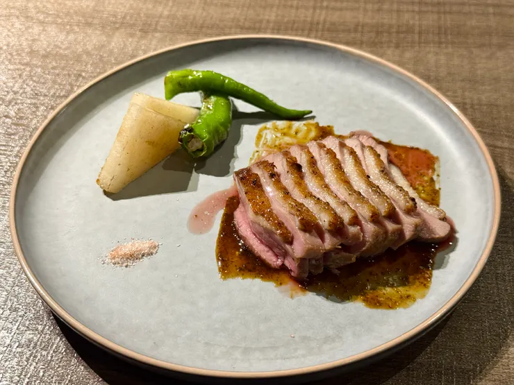 套餐 鴨胸肉佐玫瑰鹽