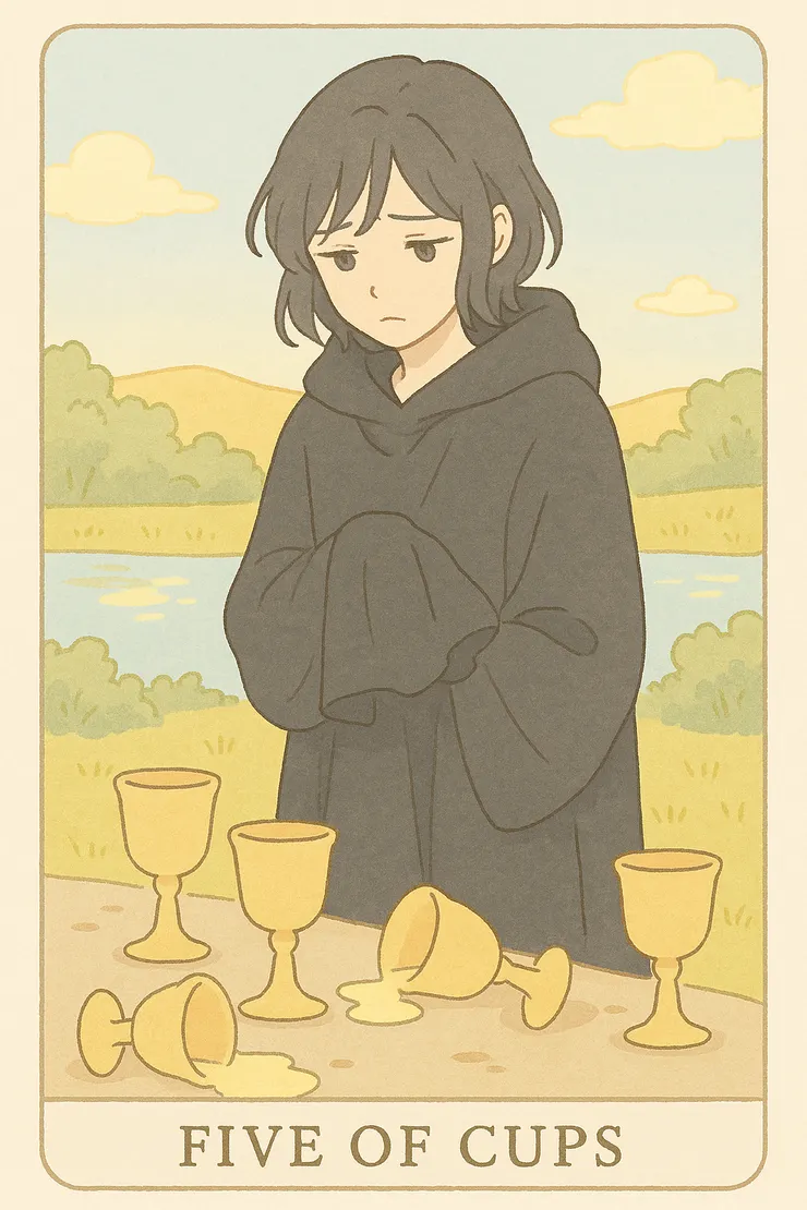 聖杯5（Five of Cups）