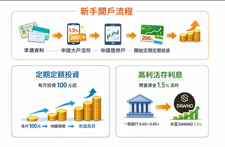 永豐大戶、證卷開戶流程一次搞定