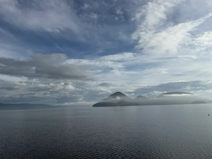 美麗的洞爺湖景
