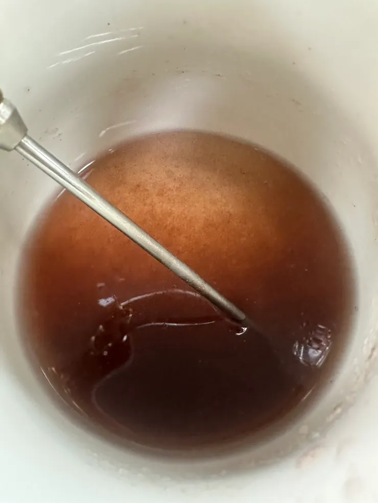 攪拌開來的狀況~~