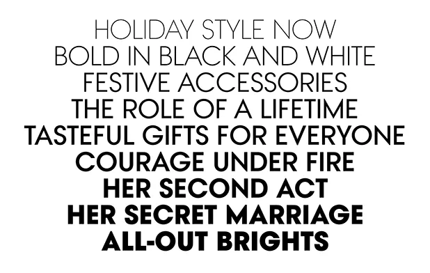 VOGUE AG Font Family. Credit: Terminal Design