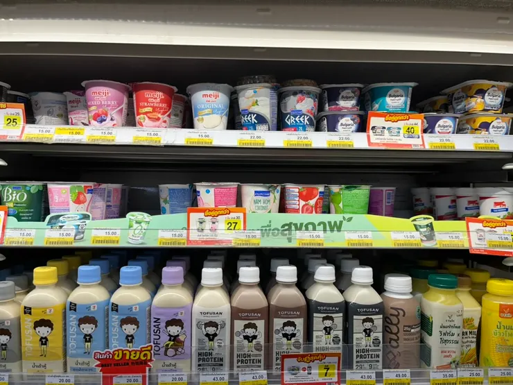 泰國711有好多優格好便宜