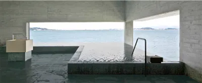 冬天配上景觀最舒適的浴場:潟の湯