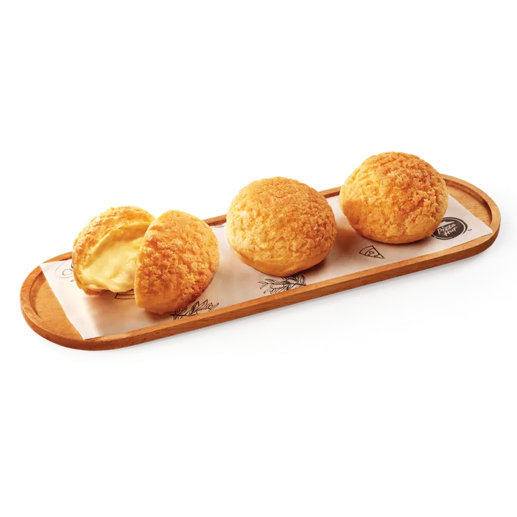 貓山王泡芺(3件)   單點價：港幣$49起 加配價：港幣$34起 *堂食/ 外賣自取/ 外送速遞適用