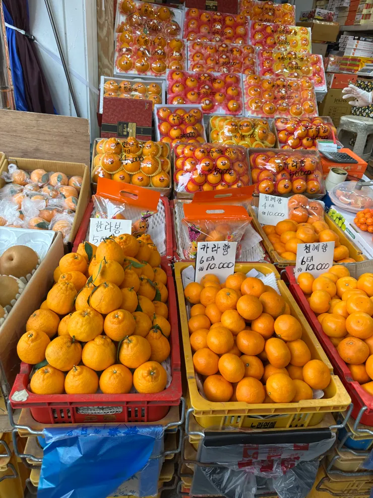 到濟洲一定要嚐嚐漢拏🍊橘；很多橘色上面有片葉子造型的帽子就是仿造它的形象