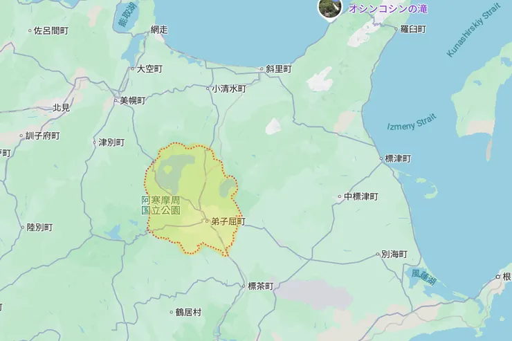 弟子屈的相對位置