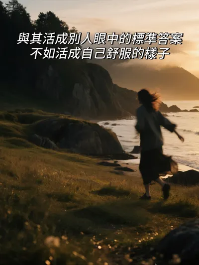 不再完美，我反而過得更好了