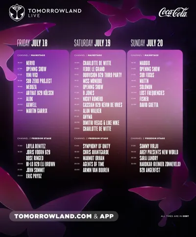 Tomorrowland 復活(反正我是不可能跟了看重播吧)