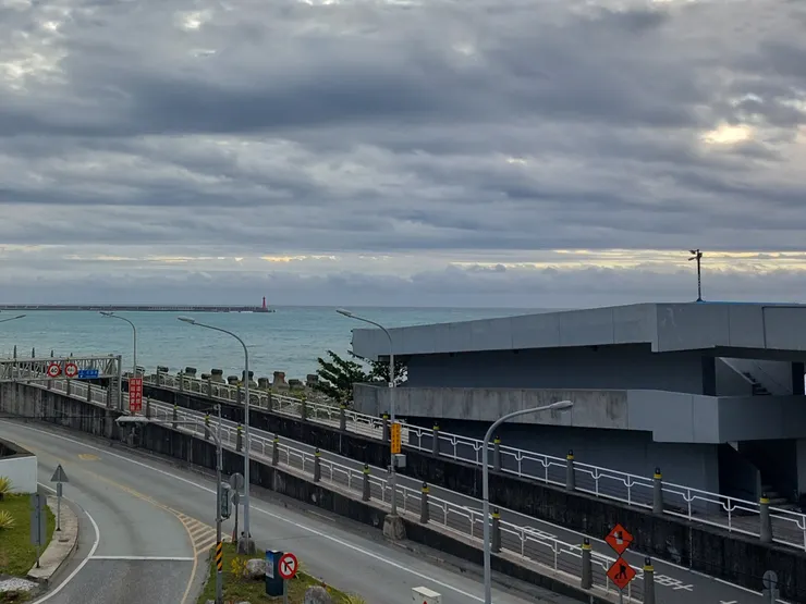 在天橋看風景 / 資料來源：我自己