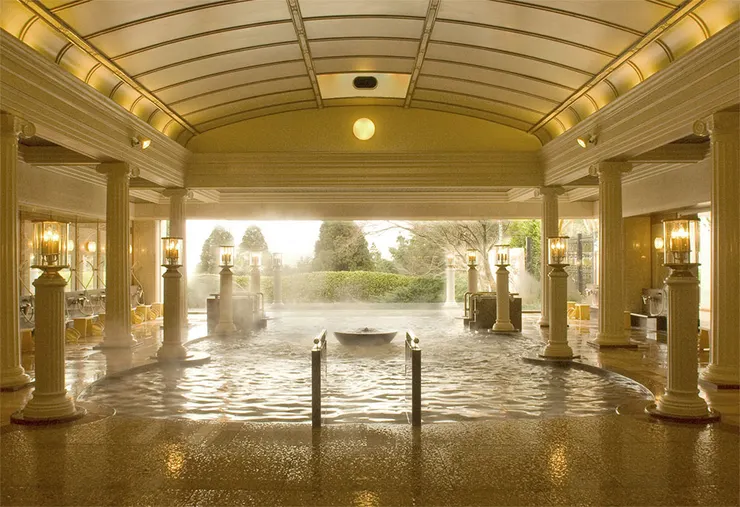 兵衛向陽閣的二之湯  資料來源:向陽閣官方網站