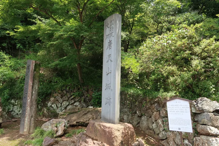 唐澤山城跡,也是唐澤山神社的所在地。