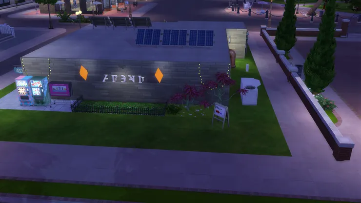 看！晚上超市的招牌還是光光亮亮的，沒可能看不到。