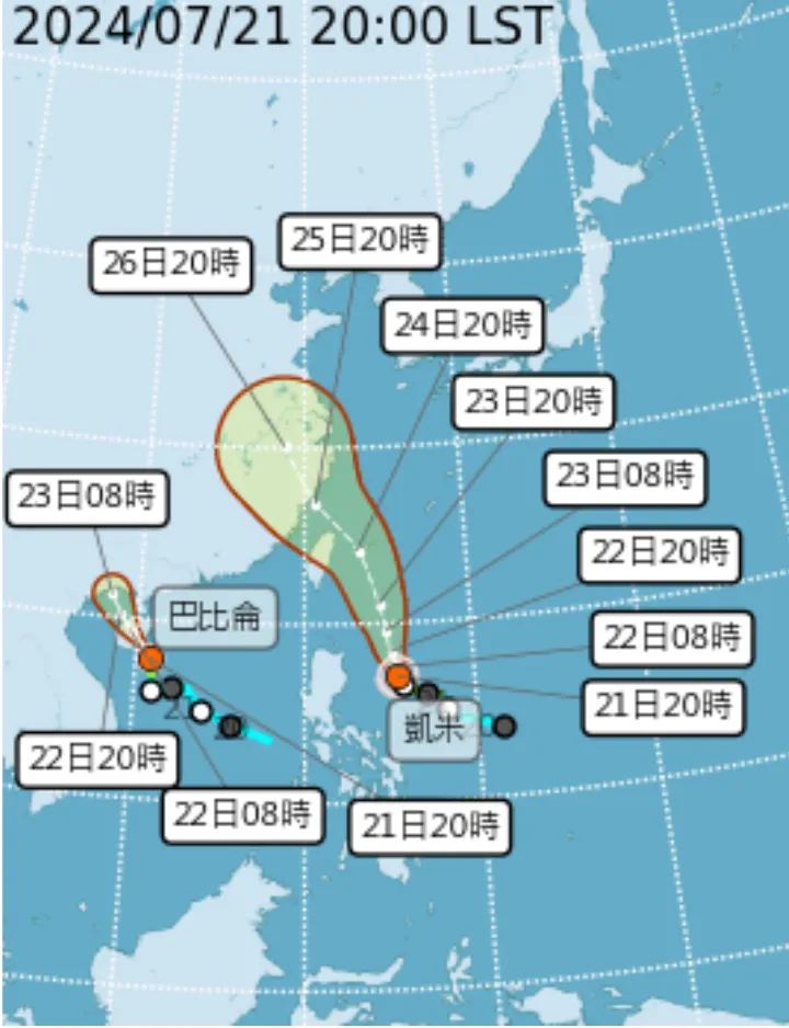 中央氣象署07212000