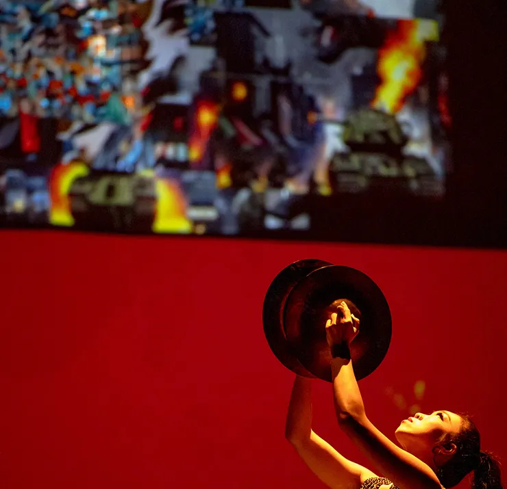 《無聲的戰爭Silent Warfare》演出劇照，黑碼藝識 Hey mechanic攝影師- 林冠戎