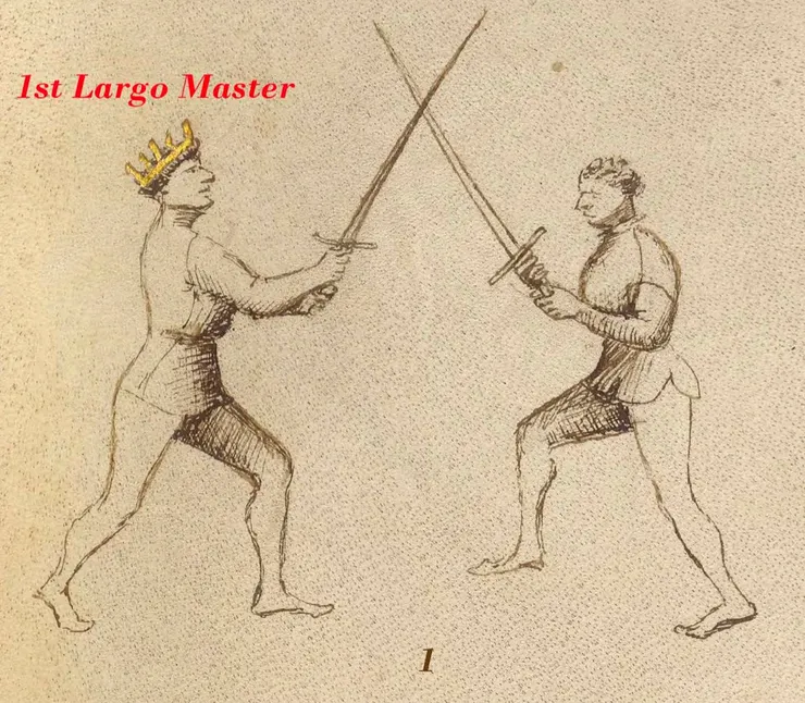 菲奧雷的教學,皇冠大師與學徒進行招式的演示及示範