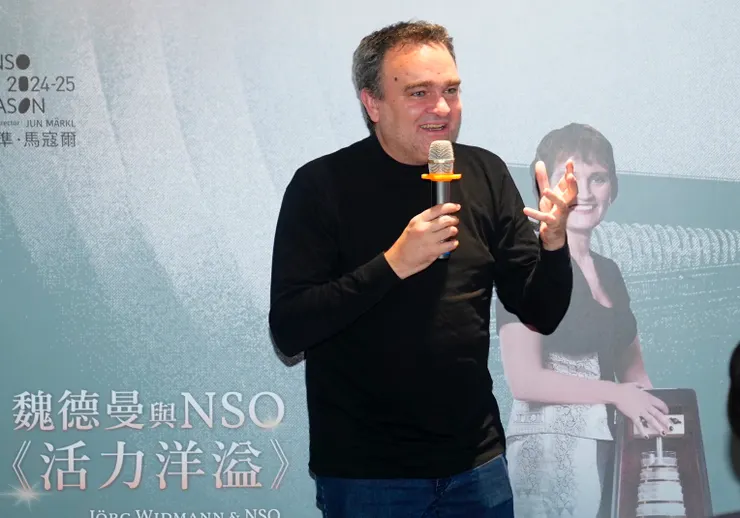 音樂家魏德曼。（攝影／林敬原）