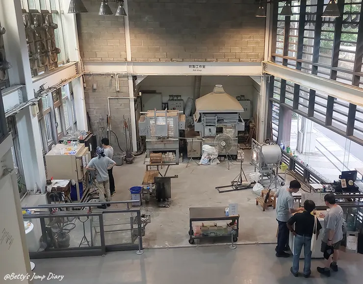 ▲玻璃工坊/圖片來源:Betty's Jump Diary
